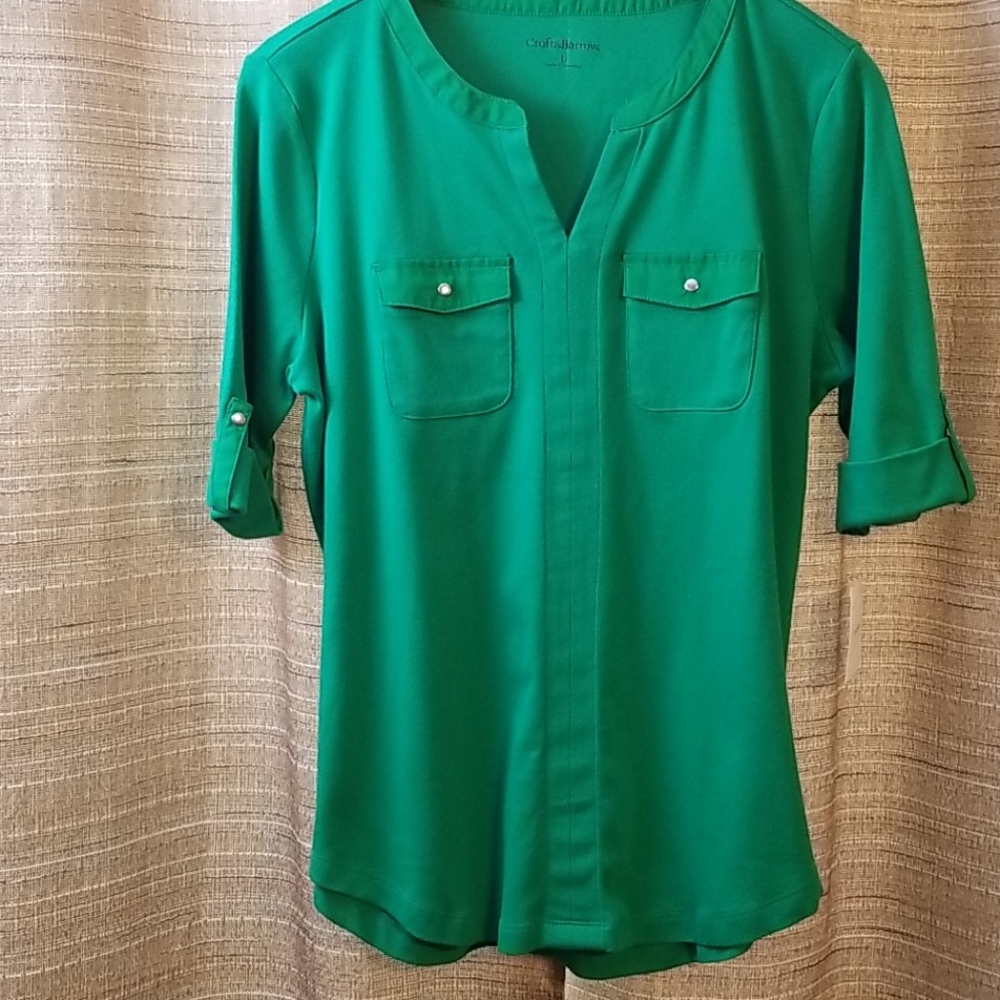V-neck tunic top